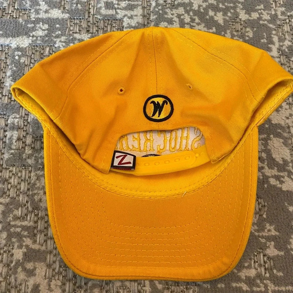 Wichita State Shockers Mens Zephyr Snapback Hat One size color Yellow - Picture 4 of 4